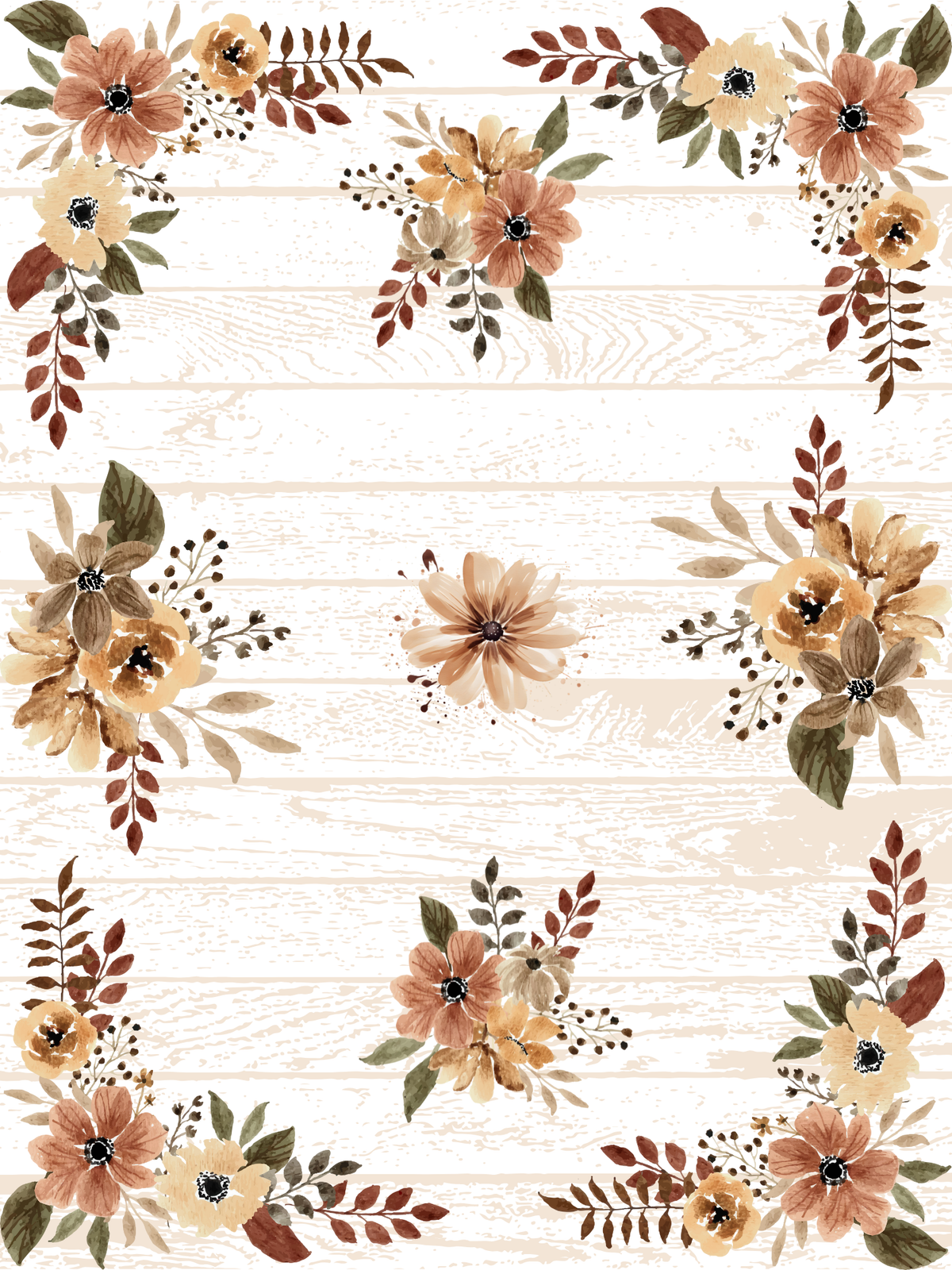 Soft Floral Composition Book Cover