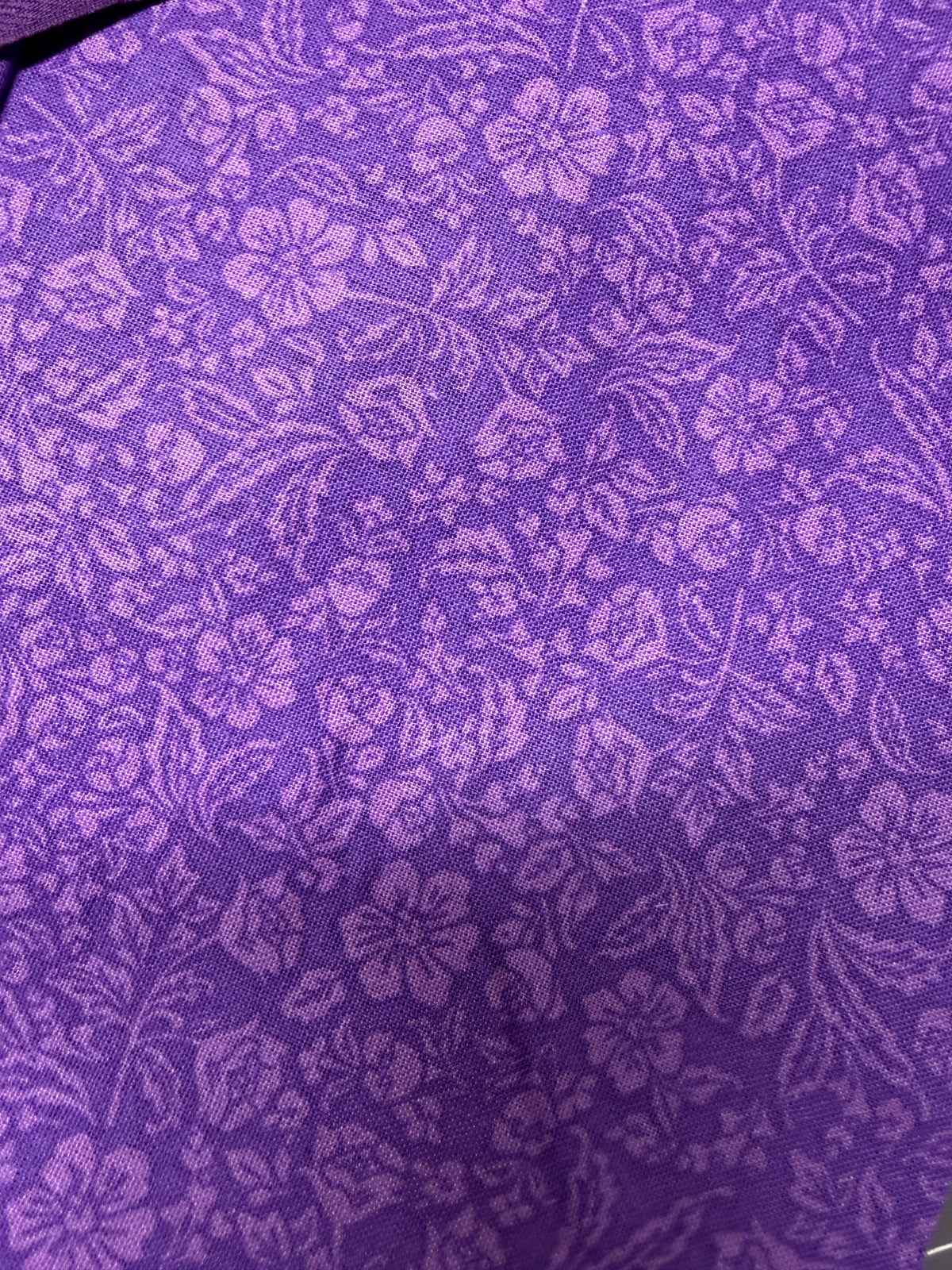 Pretty Purple Foral Boxy Bag