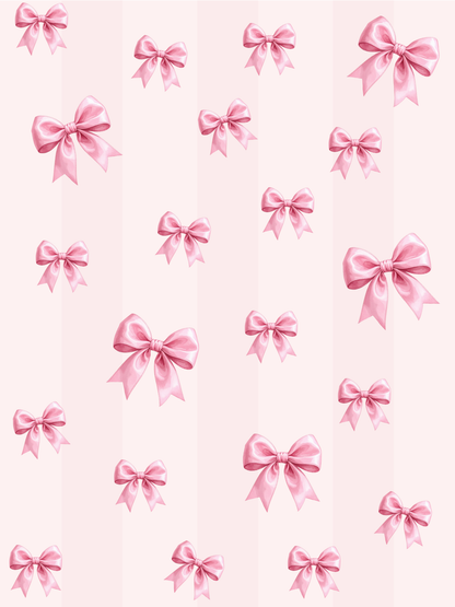 Pink Bow Composition book cover
