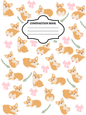 Corgi Composition Book Cover