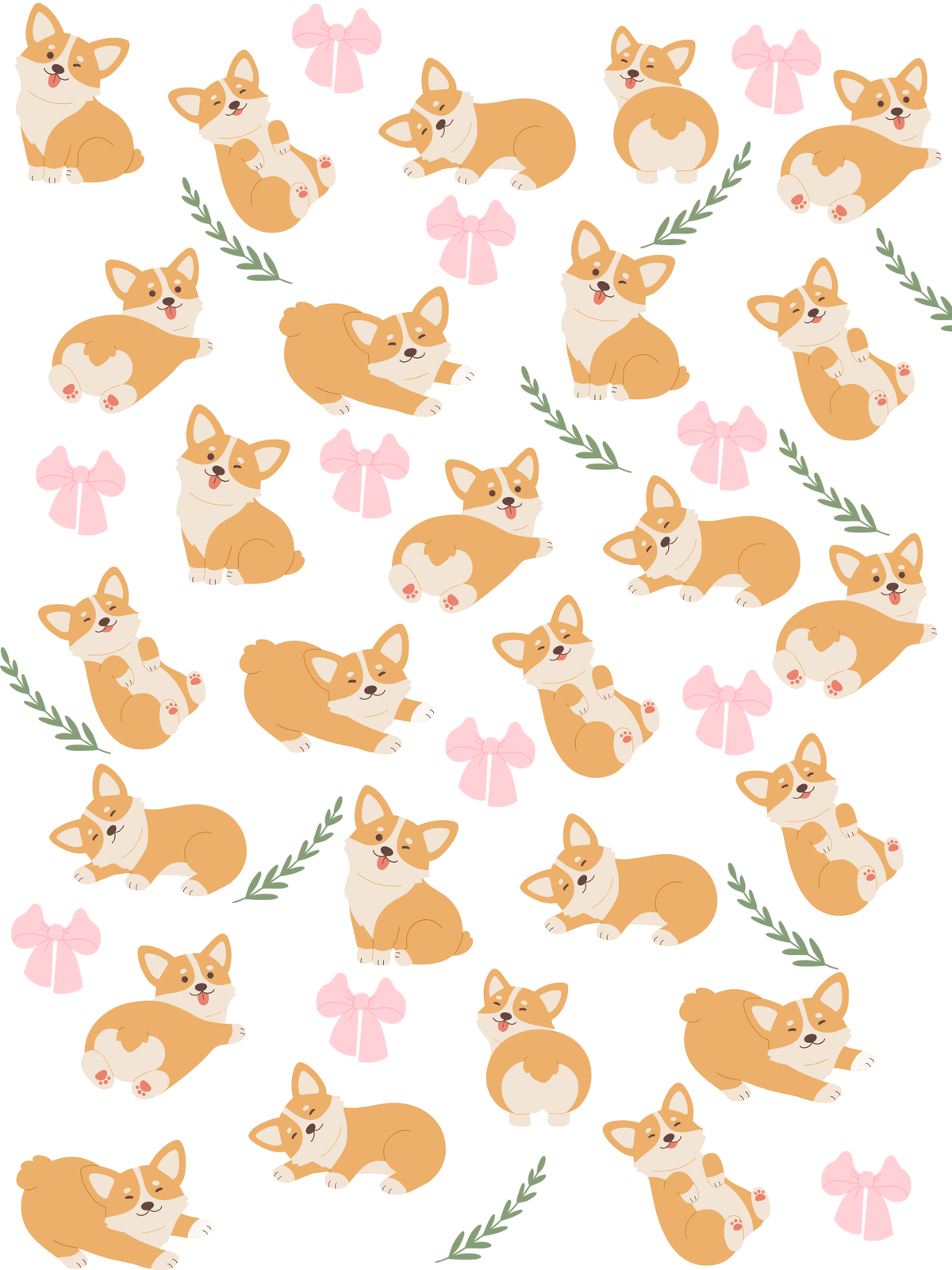 Corgi Composition Book Cover