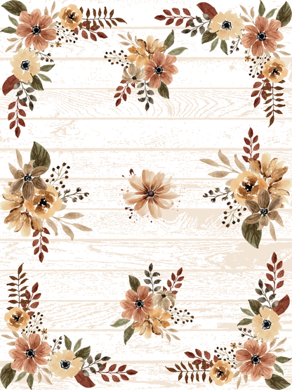 Soft Floral Composition Book Cover