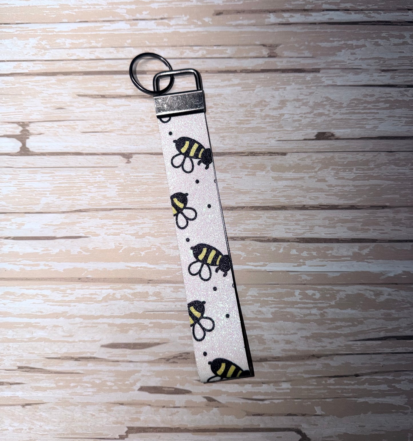 Sparkle Bee Key Wristlet