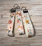 Boho Flowers Key Wristlet