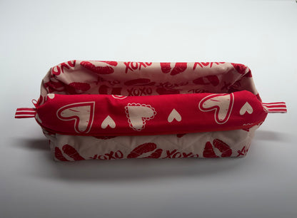 XOXO Extra Large Boxy Zipper Bag