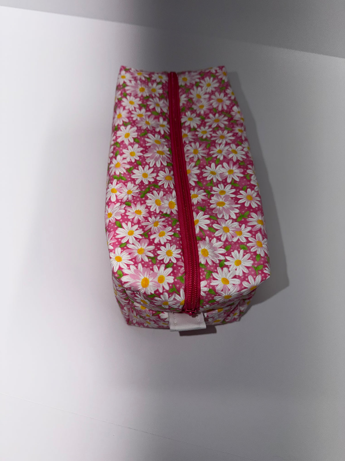Pink and White Daisy Boxy Bag