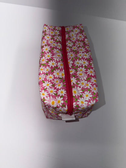 Pink and White Daisy Boxy Bag