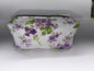 Pretty Purple Foral Boxy Bag